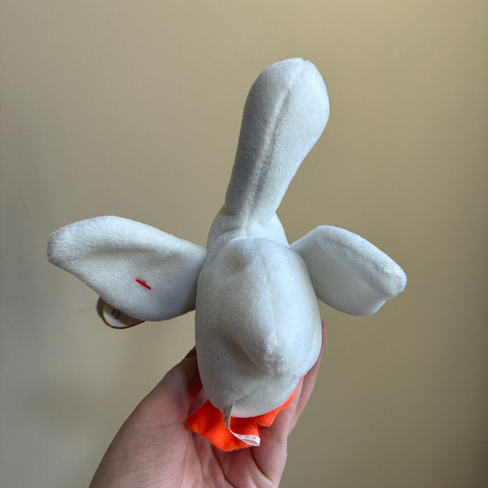 The Beanie Babies Collection 1996 Gracie the swan stuffed animal TY with tag - Picture 3 of 7